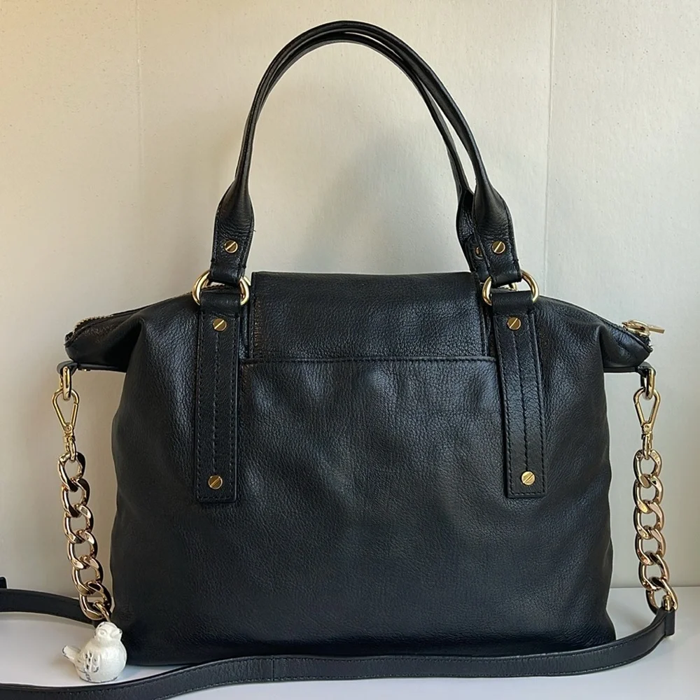 Michael Kors Genuine Leather Satchel Crossbody